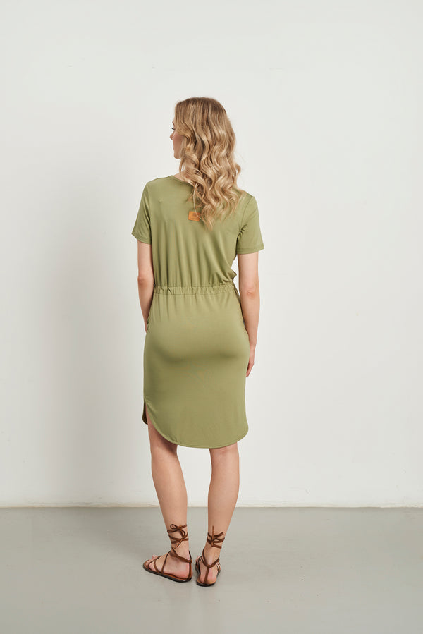 Valid-Green-Midi-dress