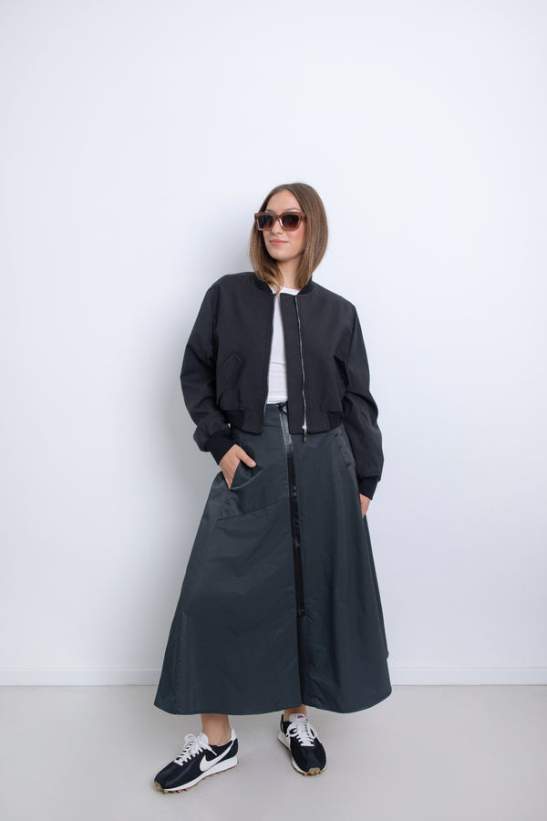 CROP Bomber dzseki - Fekete