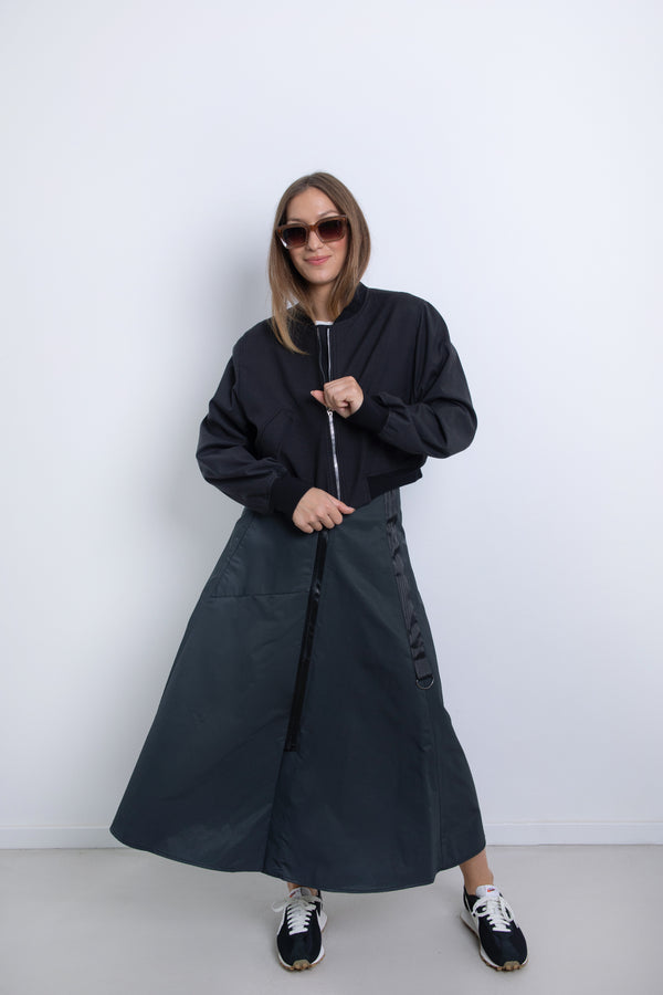CROP Bomber dzseki - Fekete