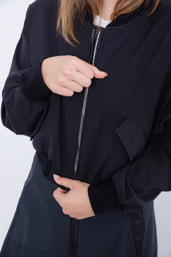 CROP Bomber dzseki - Fekete