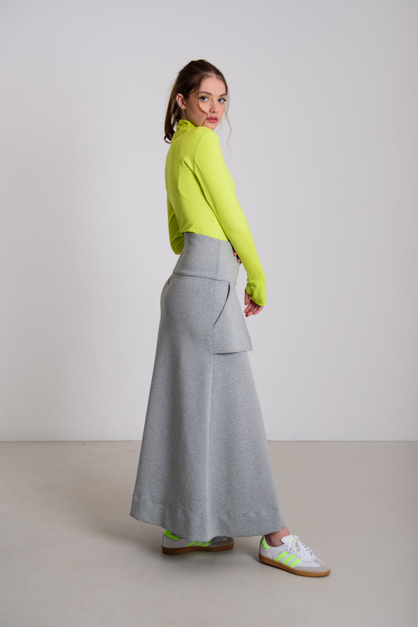 Hajtott maxi szoknya