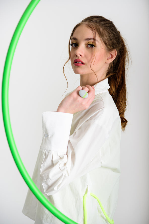 Hosszított hátú blúz