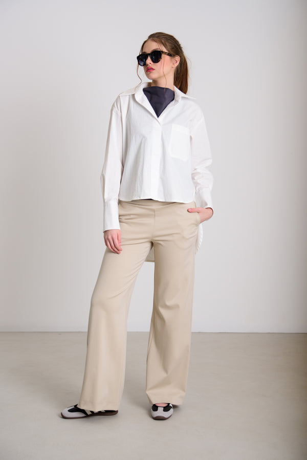 Hosszított hátú blúz