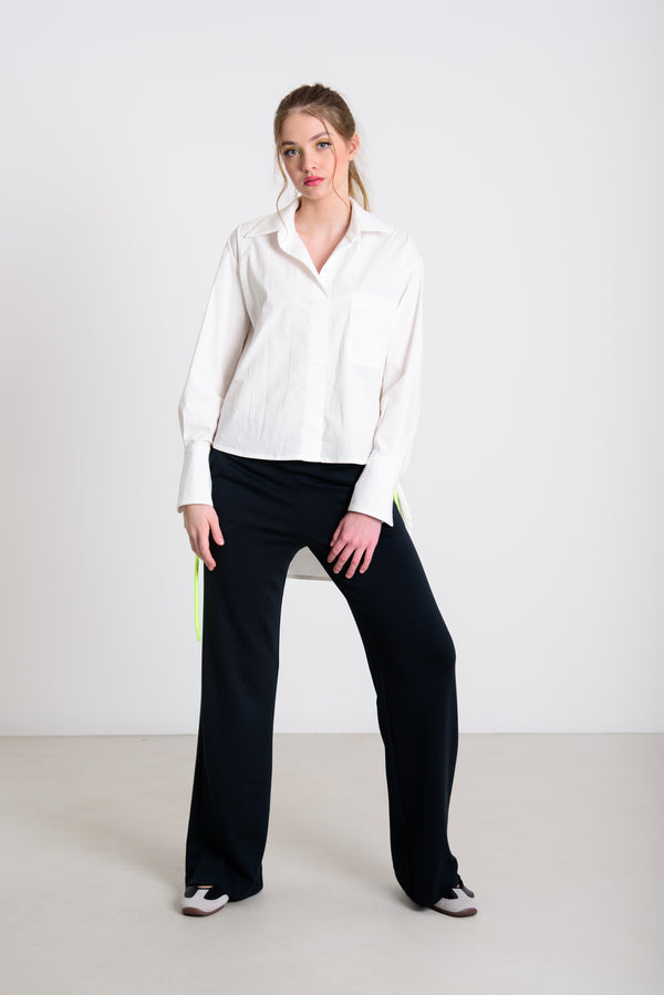 Hosszított hátú blúz