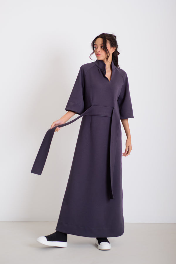 Japán ruha kékes szürke